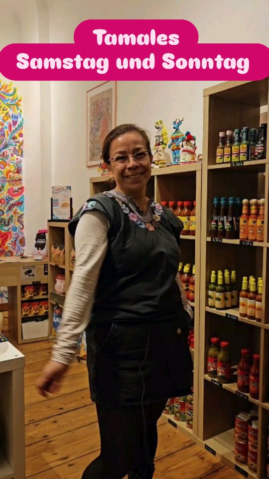 🫔 Tamales frisch & warm – diesen Samstag und Sonntag!

🕙 Von 10 bis 18 Uhr

📍 Tauroggener Str. 42, 10589 Berlin

💗 Ich warte auf euch – kommt vorbei! 

#TamalesInBerlin #ArreMexicanEssen #WochenendGenuss #MexikanischesEssen #BerlinFoodie