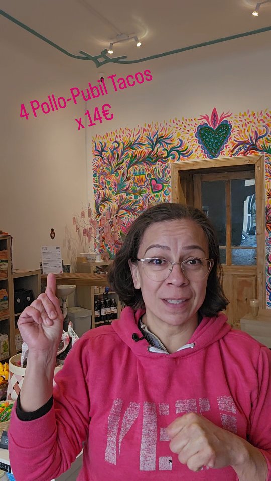 Heute 11.04 - 4 Pollo-Pibil Tacos x 14€

#tacosberlin #arremexicanessen #berlinfood