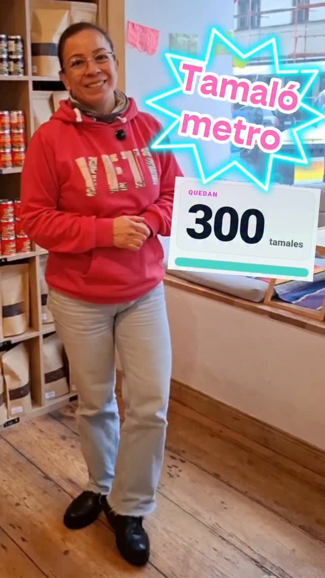 🫔 Tamales am 17. & 18. Januar!

Check unseren Tamalómetro – den einzigen in ganz Deutschland! 🇲🇽📏

⚠️Bestellungen ab dem 12.01 möglich.

📍 Wir sehen uns in ARRE!

#TamalesInBerlin #tamalómetro #ArreMexicanEssen #MexikanischesEssen #BerlinFoodie